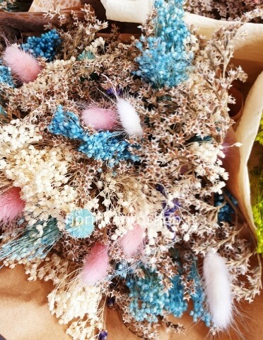 bouquet di fiori secchi